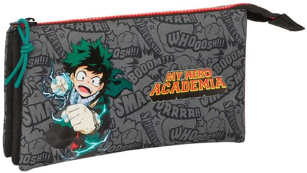 Safta My Hero Academia triple pencil case