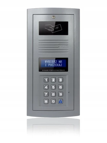 Domofono panelis Elfon Optima Op-sl255r su Rfid skaitytuvu, pilkas
