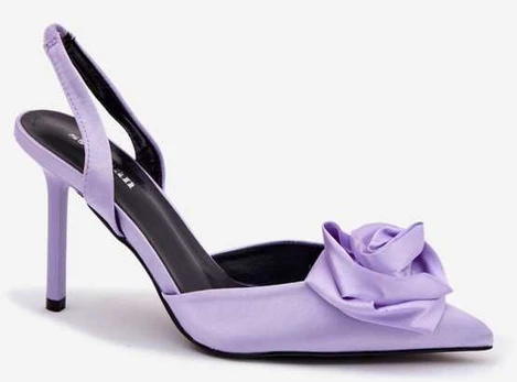 Satino aukštakulnės basutės Step in style