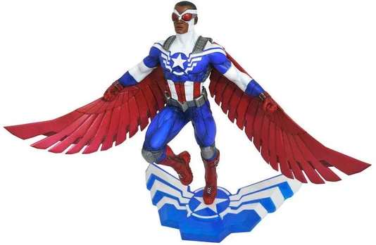 Diamond Select Marvel Captain America Sam Wilson diorama statue 25cm