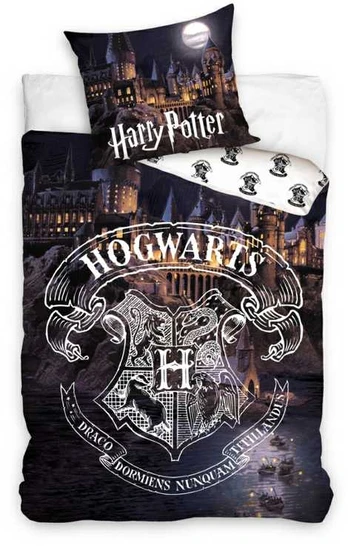 MCU Harry Potter Hogwarts Sengetøj, 100 procent bomuld