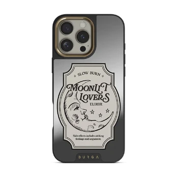 Moonlit Lovers - iPhone 16 Pro Max Case, Elite Mirror (MagSafe) / Gold