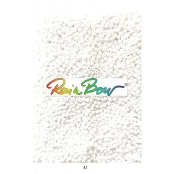 Stikliniai apvalūs karoliukai (biseris) Nr. 6/0 RainBow® 500 g, spalva 41