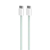 Puro Fabrik 2.0, USB-C to USB-C, 60 W, žalias - Laidas