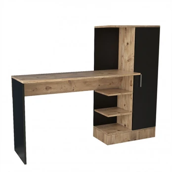 Stalas Kalune Design CT2 AB, juodas/pušies
