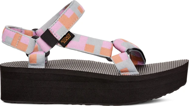 Teva FLATFORM UNIVERSAL WOMEN’S Retro Shapes Pearl Blue - 38