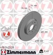 Stabdžių diskas ZIMMERMANN 470.2423.20 kaina