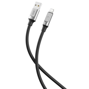 XO cable NB251 USB - Lightning 1,0 m 6A juodas