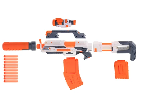 Šautuvas Rifle Blaster Modular 4in1 +30 strėlių