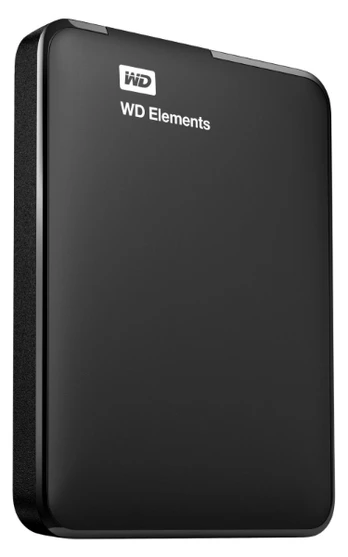 Kietasis diskas Western Digital WD Elements, HDD, 1 TB, juoda sp.