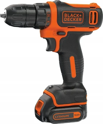 Akumuliatorinis suktuvas-gręžtuvas Black & Decker BDCDD12-QW 12V 1,5Ah