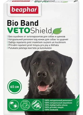Beaphar Bio-band plius šunų antiparazitinis antkaklis, 65 cm MR