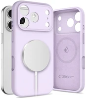 Purpurinis dėklas Apple iPhone 17 Pro Max telefonui "Tech-Protect Silicone Magsafe"