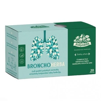 Žolynėlis herbal tea Bronchus, 30g (1,5x 20)