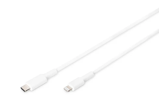 DIGITUS duomenų / įkroviklio kabelis, USB-C - Lightning, MFI