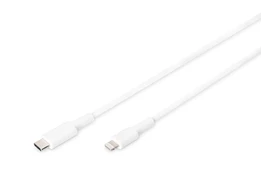 DIGITUS duomenų / įkroviklio kabelis, USB-C - Lightning, MFI kaina