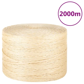 Virvė, 2000m, 100% sizalis, 3mm