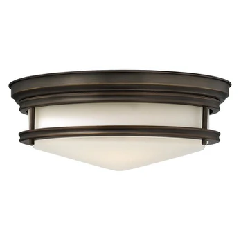 Elstead Lighting lubinis šviestuvas Hadley 3, baltas/bronzinės spalvos