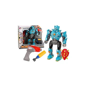 Lean Toys Screwing Robot Weapon Drill Screwdriver Lights Sound Turquoise