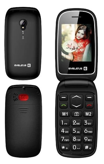 Telefonas Evelatus Wave DS Black