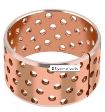 Įvorė slydimo 016/18x25