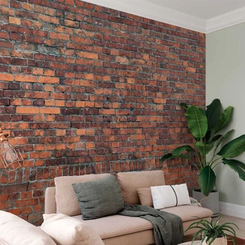 Artgeist Fototapetas - Vintage Wall (Raudona Brick)