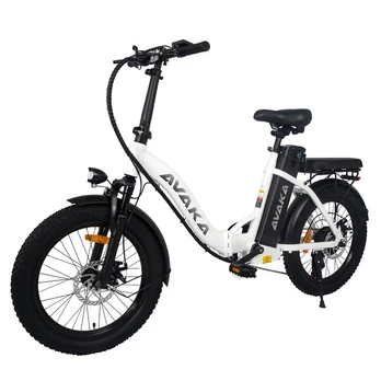 Elektrinis dviratis Avaka BZ20 PLUS 20", baltas