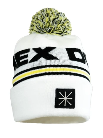 Pom-pom hat 4654+, white, Dimex