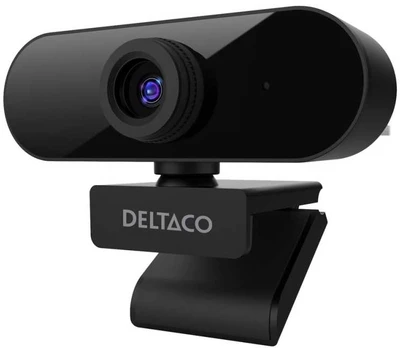 DELTACO Full-HD Webbkamera, 2MP