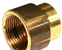 Lemvigh Muller Formmuffe messing 1/2" x 3/8"