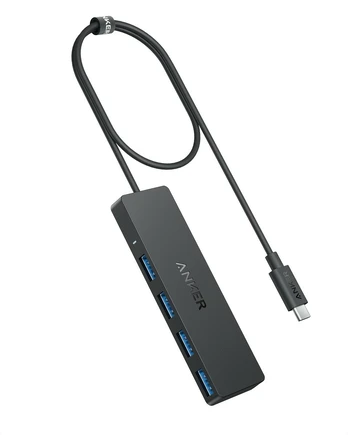 Anker USB-C 4w1 5Gbps juoda