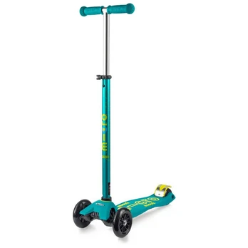 Vaikiškas paspirtukas Micro Maxi Deluxe Petrol Green