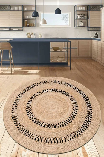Conceptum Hypnose Kilimas (100 cm) Jute Çap 100