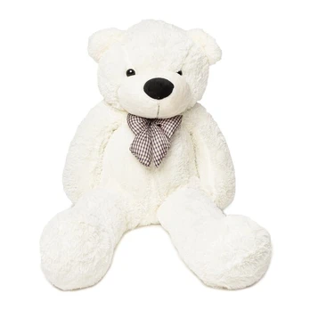 Pliušinis meškinas Makosas White Teddy, 120 cm, baltas