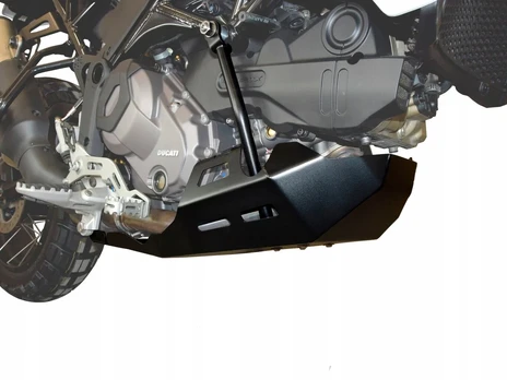 Heed Plieno variklio apsauga juoda Ducati Desertx