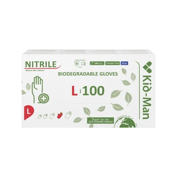 PIRŠTINES NITRILINES BIODEGRADABLE L 100 VNT