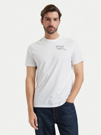 Calvin Klein Jeans Marškinėliai LV04RH819G Balta Regular Fit