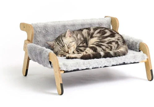 Relaxdays Pakelta minkšta katės lova