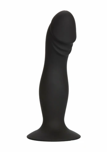 CalExotics Silicone Anal Stud Intimate Plug with Suction Cup Black