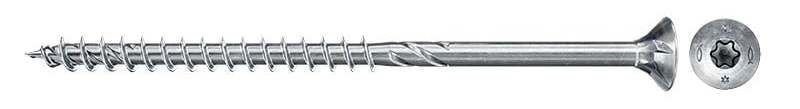 Medsraigčiai TORX 5,0x60 balti 100