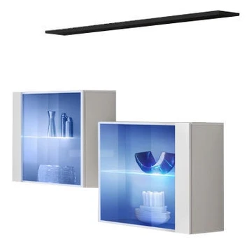 Sekcija Switch SB III su LED apšvietimu, balta/juoda