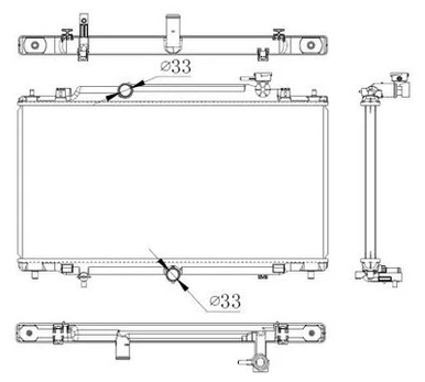 Variklio radiatorius NRF NRF 550012