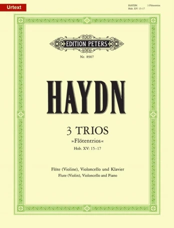 3 Trios for Flute Cello & Piano Hob.XV/1