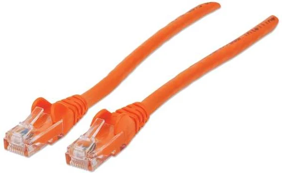 Intellinet PATCHKABEL KAT6 15,0 M UTP Oranžinis, RJ45 U/SK�RM HAN:HAN,