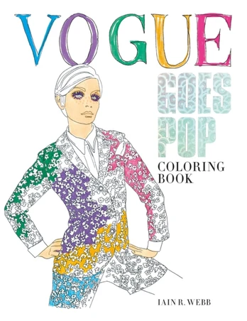 Vogue Goes Pop Colouring Book