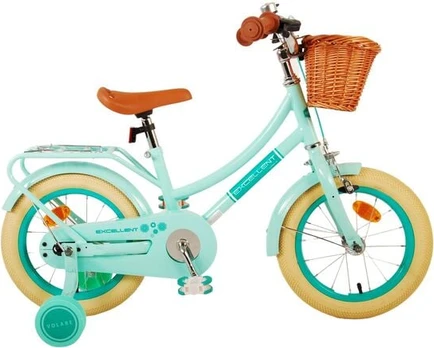 Volare - Children's Bicycle 14 - Excellent Green w/ Basket (51441)