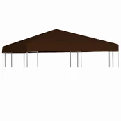 Viršutinis pavėsinės uždangalas, rudas, 3x3m, 310 g/m² kaina