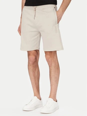 BOSS Sportiniai šortai 50561500 Smėlio Regular Fit