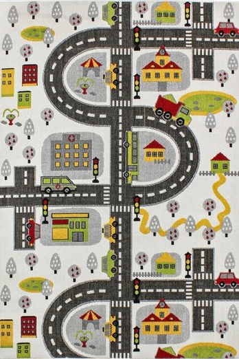 Kilimas (80 x 150) Trafik - White