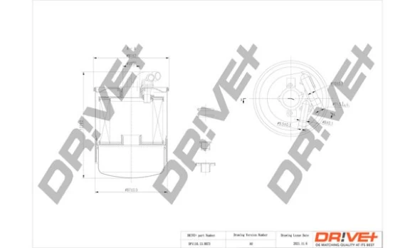 Kuro filtras Dr!ve+ DP1110.13.0073